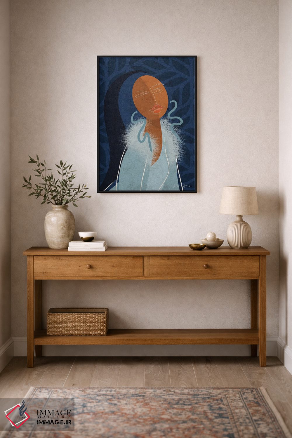 تابلو دکوراتیو ژانویه اثر رینا نوریگا - D1B