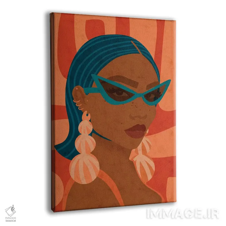 تابلو دکوراتیو سایه دار اثر رینا نوریگا - نمای پرسپکتیو محصول