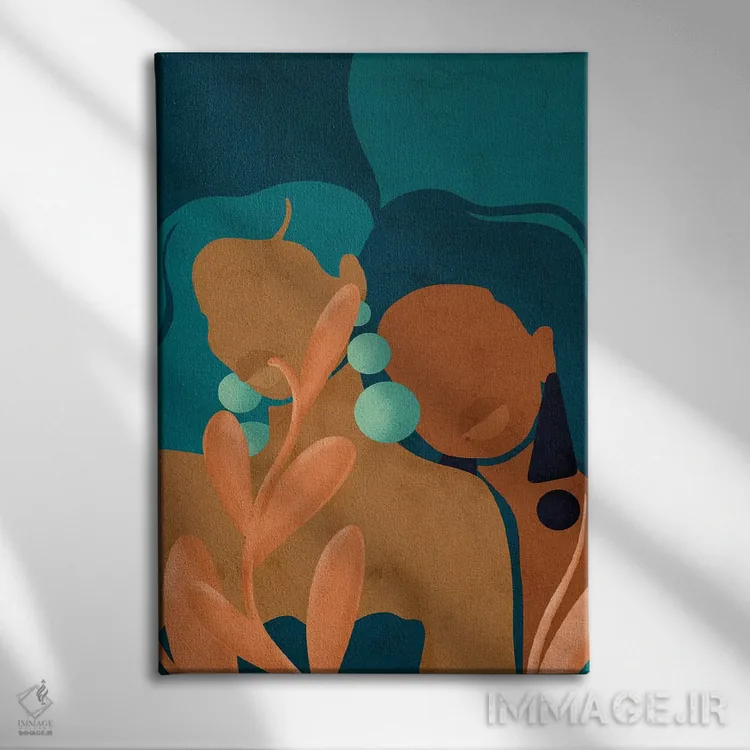 تابلو مینیمال آرامش اثر رینا نوریگا - نمای روبهرو روی دیوار