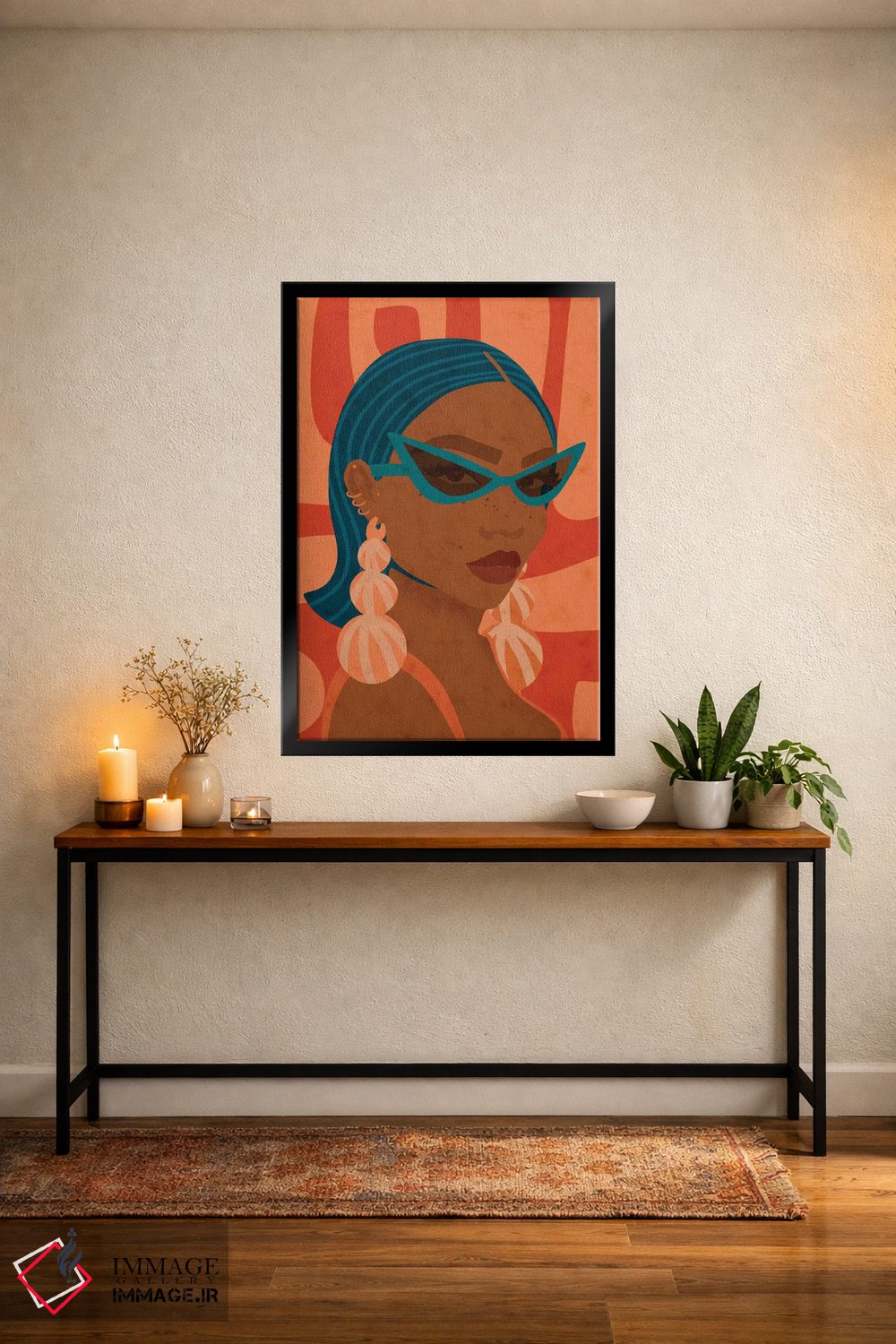 تابلو دکوراتیو سایه دار اثر رینا نوریگا - D5B