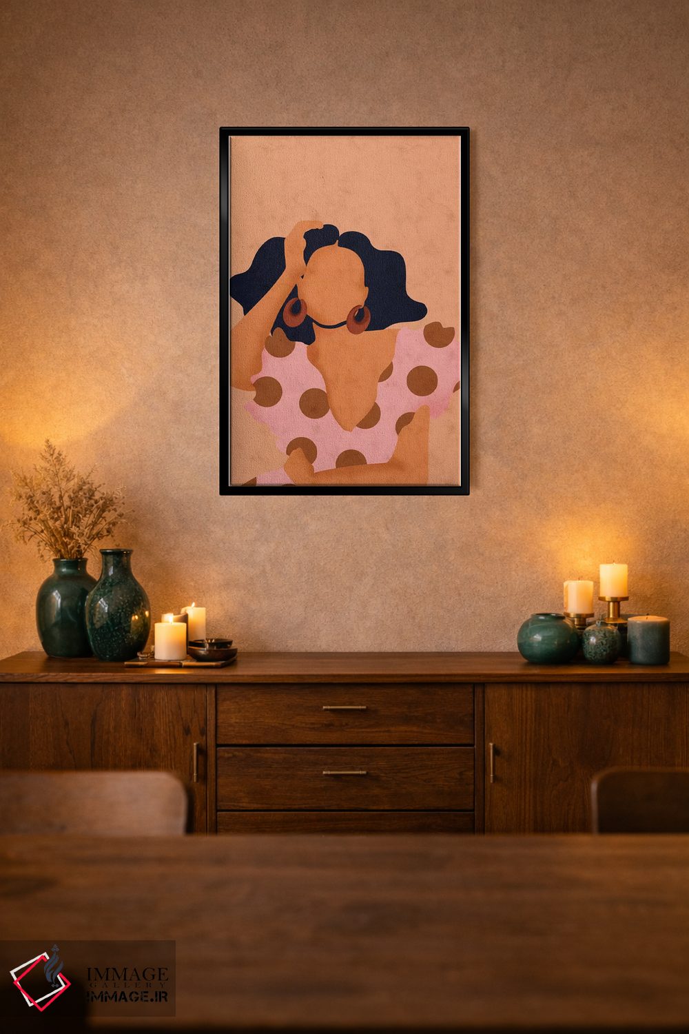 تابلو مینیمال لوئیزا اثر رینا نوریگا - D4B