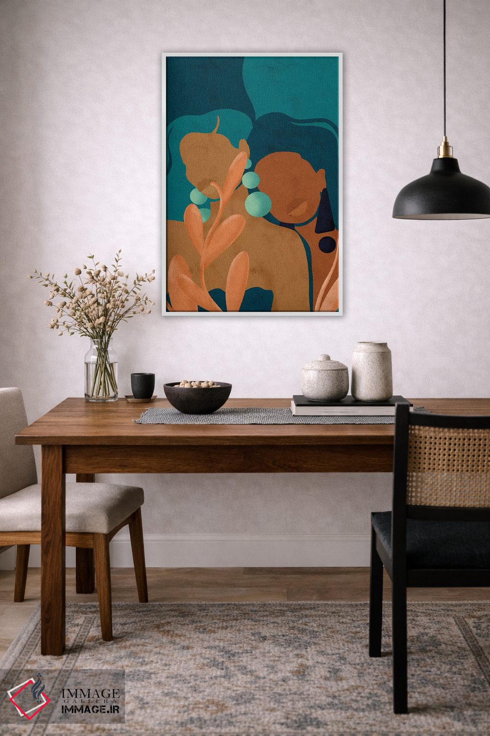 تابلو مینیمال آرامش اثر رینا نوریگا - D2W