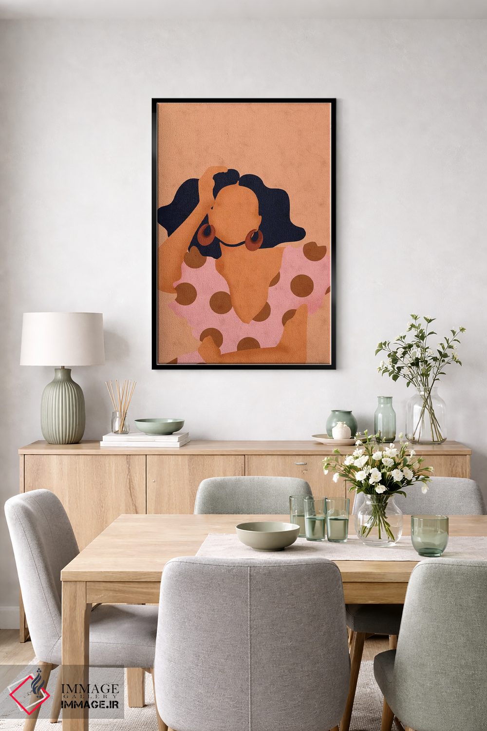 تابلو مینیمال لوئیزا اثر رینا نوریگا - D5B