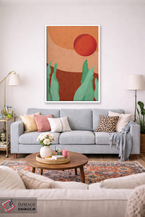 تابلو مینیمال مار وحشی اثر رینا نوریگا - D1W