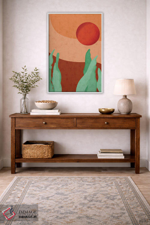 تابلو مینیمال مار وحشی اثر رینا نوریگا - D2W