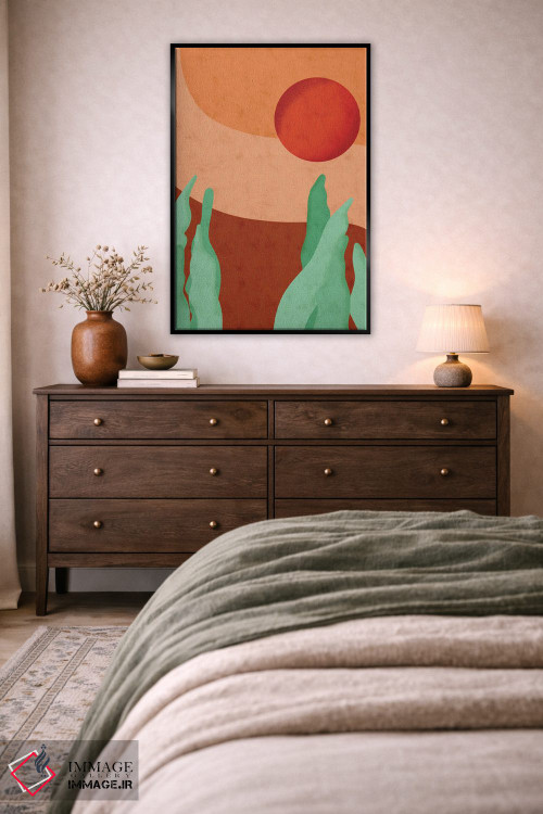 تابلو مینیمال مار وحشی اثر رینا نوریگا - D4B