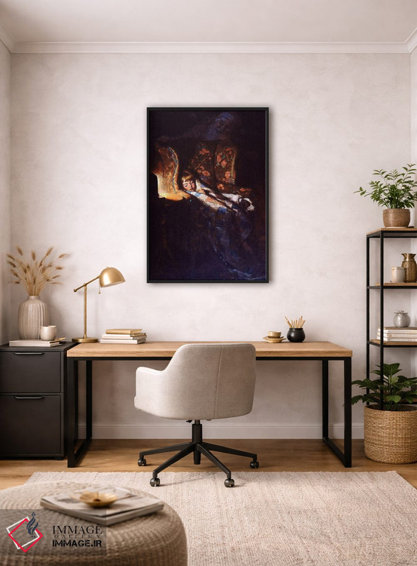 تابلو کلاسیک شب قبل از کریسمس اثر نورمن راکول - D4B