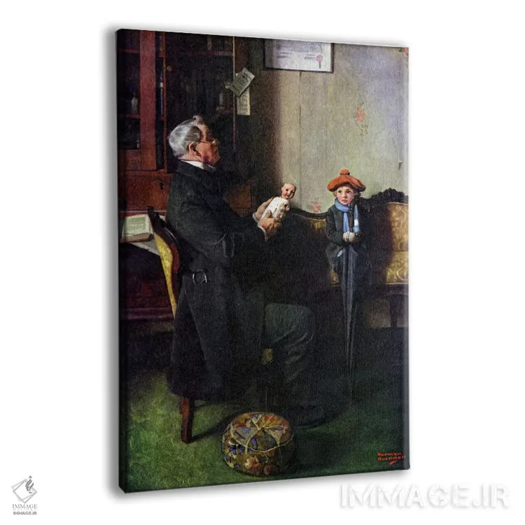 تابلو کلاسیک مورد ناامید اثر نورمن راکول - نمای پرسپکتیو محصول