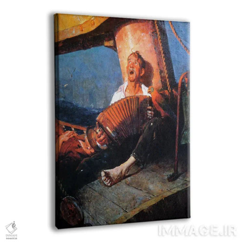 تابلو کلاسیک خانه، خانه شیرین اثر نورمن راکول - نمای پرسپکتیو محصول