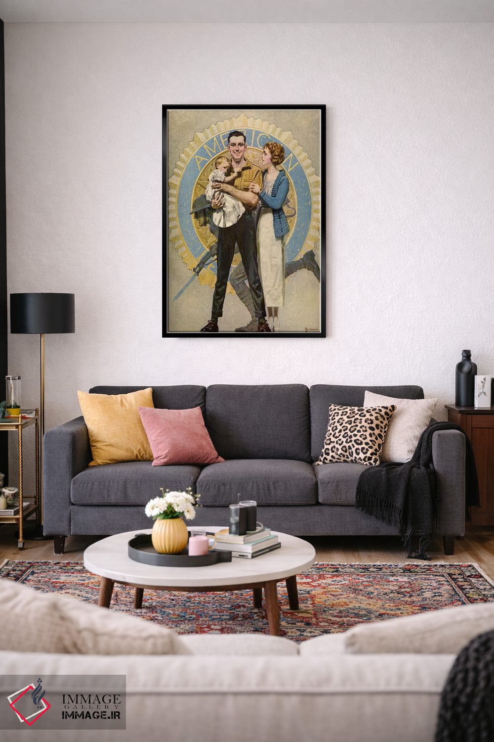 تابلو کلاسیک ادامه دادن اثر نورمن راکول - D2B