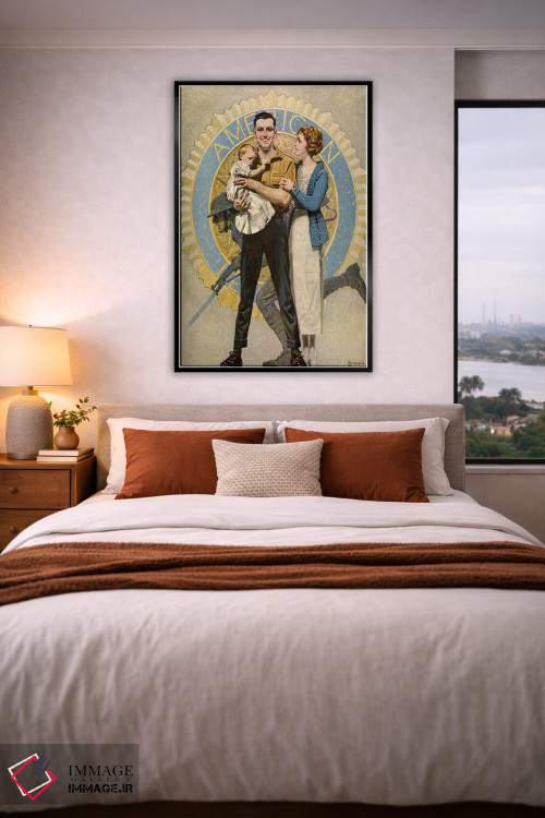 تابلو کلاسیک ادامه دادن اثر نورمن راکول - D3B