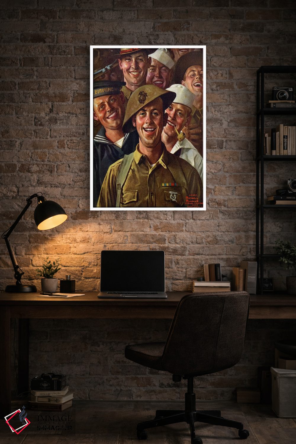 تابلو کلاسیک آیا دل شکسته ایم؟ اثر نورمن راکول - D2W