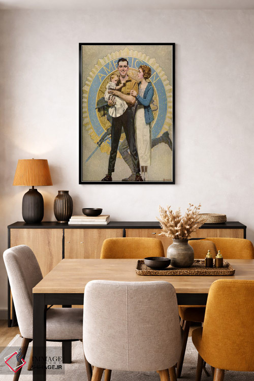 تابلو کلاسیک ادامه دادن اثر نورمن راکول - D4B