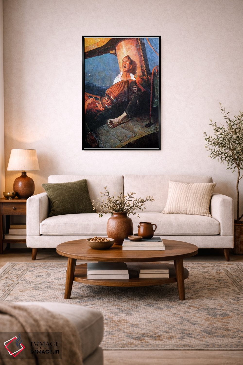 تابلو کلاسیک خانه، خانه شیرین اثر نورمن راکول - D4B