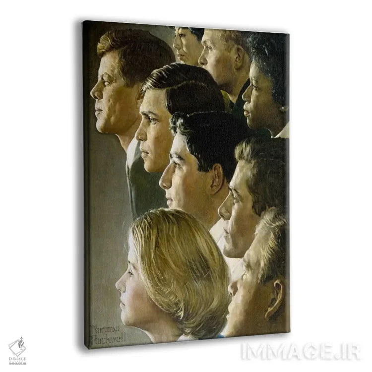 تابلو کلاسیک سپاه صلح اثر نورمن راکول - نمای پرسپکتیو محصول