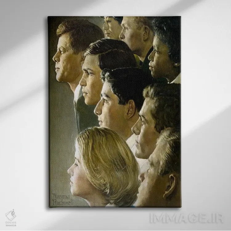 تابلو کلاسیک سپاه صلح اثر نورمن راکول - نمای روبهرو روی دیوار