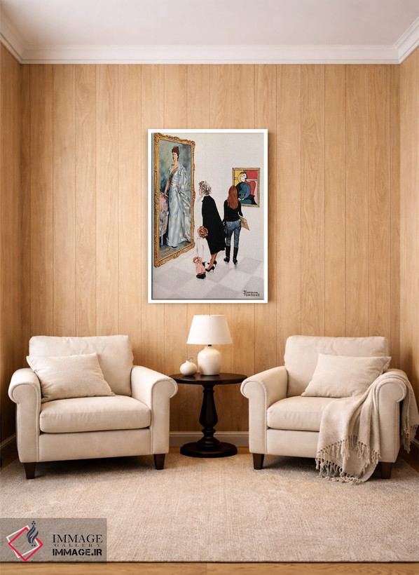 تابلو کلاسیک پیکاسو در برابر سارجنت اثر نورمن راکول - D2W