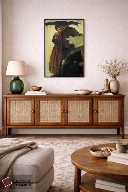 تابلو کلاسیک محبوب ترین نویسنده آمریکایی شماره ۲ اثر نورمن راکول - D4B