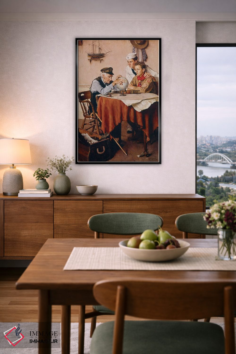 تابلو کلاسیک پیش آهنگان مسیرهای مختلف اثر نورمن راکول - D6B