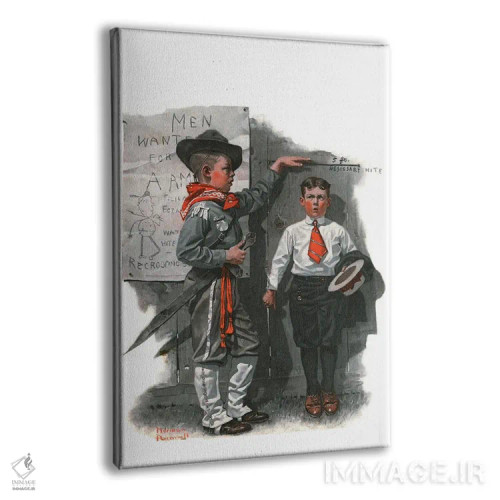 تابلو کلاسیک قد لازم اثر نورمن راکول - نمای پرسپکتیو محصول