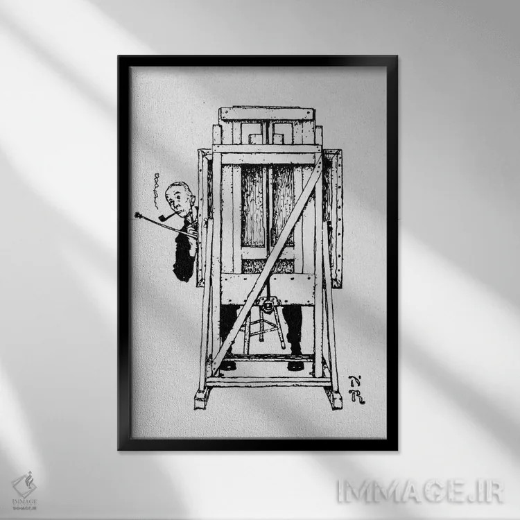 تابلو کلاسیک پرتره نورمن راکول اثر نورمن راکول - نمای قابدار مشکی