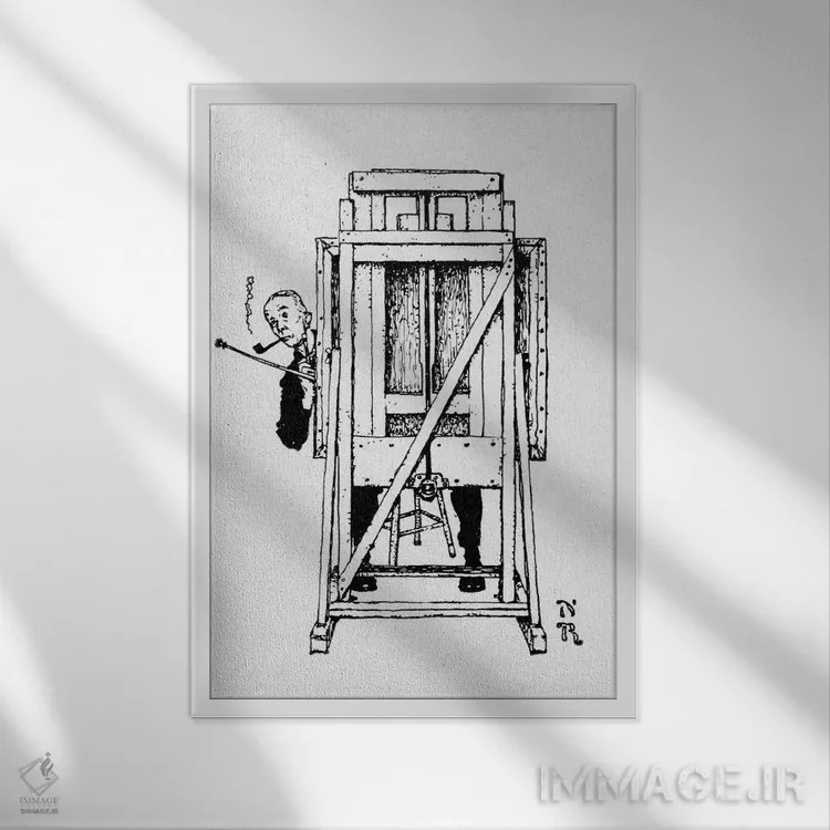 تابلو کلاسیک پرتره نورمن راکول اثر نورمن راکول - نمای قابدار سفید