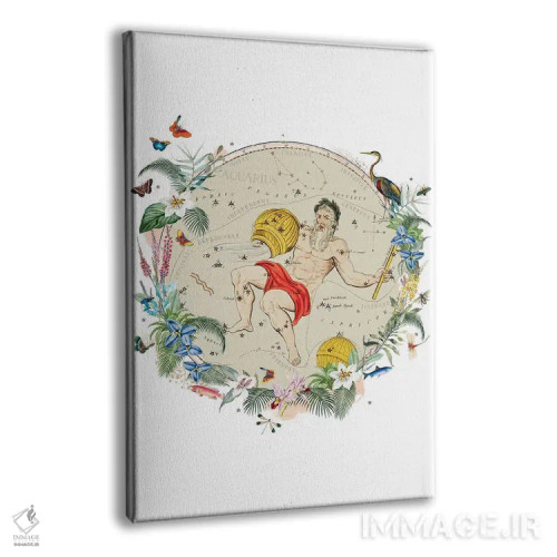 تابلو دکوراتیو فال برج دلو اثر ناتالی رایان - نمای پرسپکتیو محصول