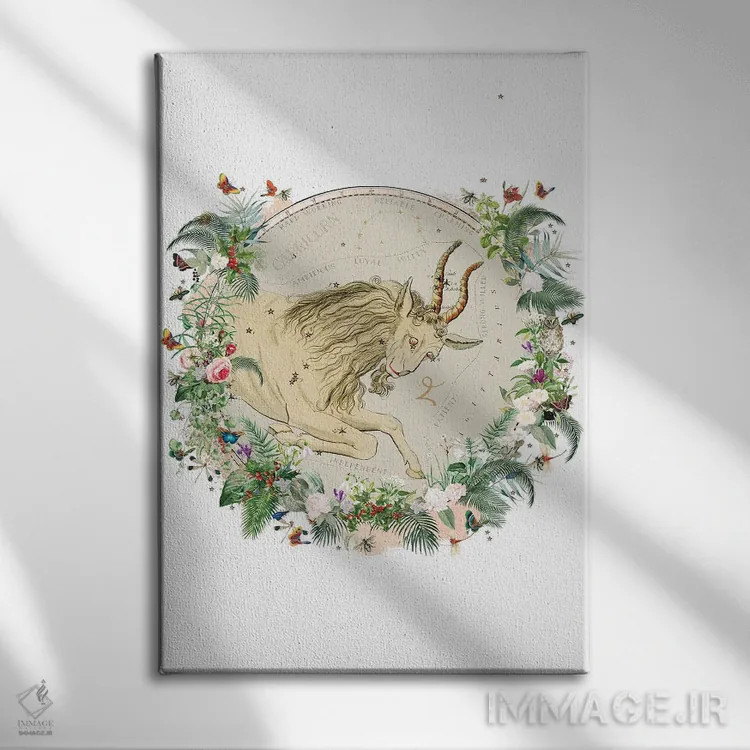 تابلو دکوراتیو فال برج جدی اثر ناتالی رایان - نمای روبهرو روی دیوار