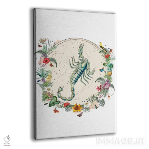 تابلو دکوراتیو فال برج عقرب اثر ناتالی رایان - نمای پرسپکتیو محصول