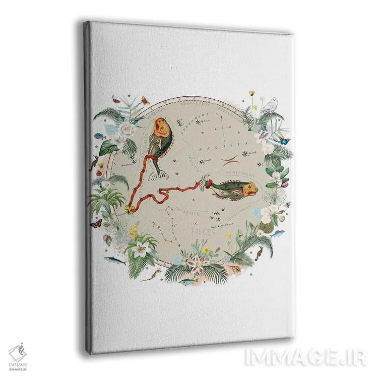 تابلو دکوراتیو فال برج حوت اثر ناتالی رایان - نمای پرسپکتیو محصول