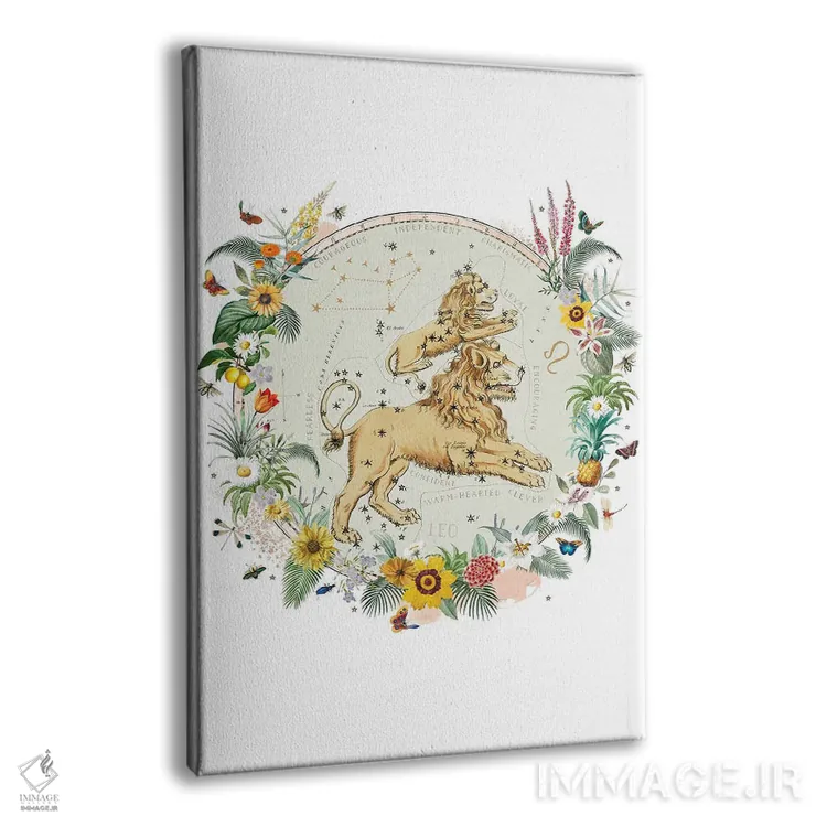 تابلو دکوراتیو فال برج اسد اثر ناتالی رایان - نمای پرسپکتیو محصول