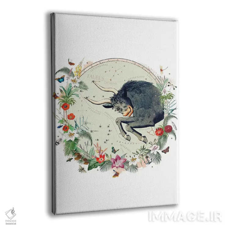 تابلو دکوراتیو فال برج ثور اثر ناتالی رایان - نمای پرسپکتیو محصول