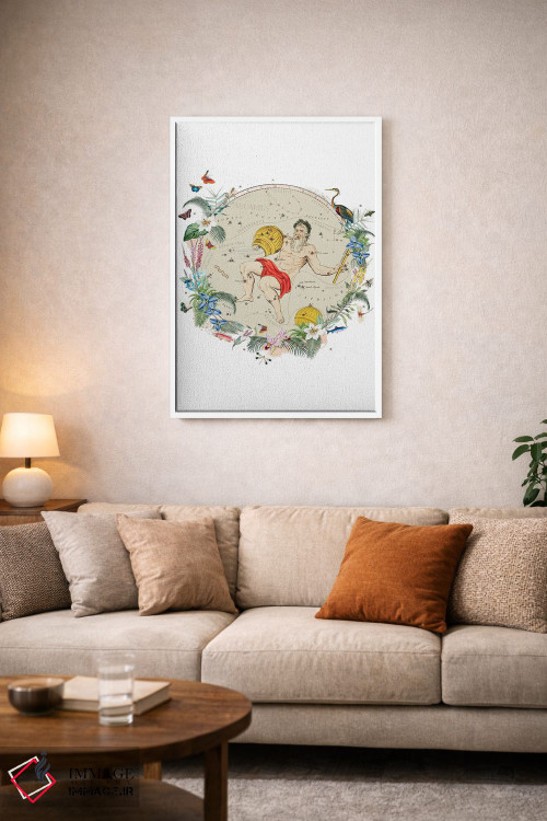 تابلو دکوراتیو فال برج دلو اثر ناتالی رایان - D2W