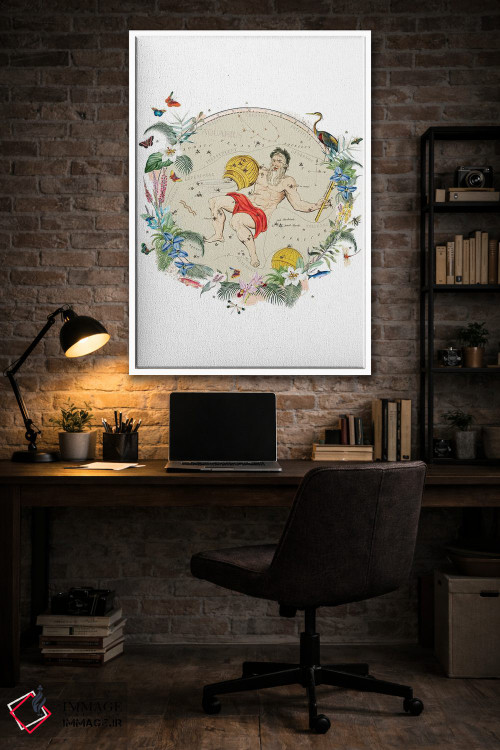 تابلو دکوراتیو فال برج دلو اثر ناتالی رایان - D3W