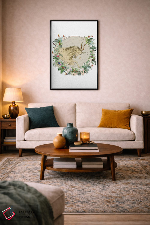 تابلو دکوراتیو فال برج جدی اثر ناتالی رایان - D5B