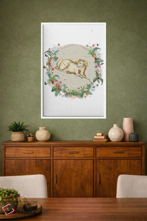 تابلو دکوراتیو فال برج حمل اثر ناتالی رایان - D1W