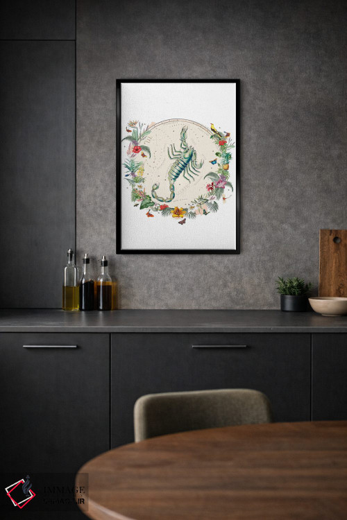 تابلو دکوراتیو فال برج عقرب اثر ناتالی رایان - D1B