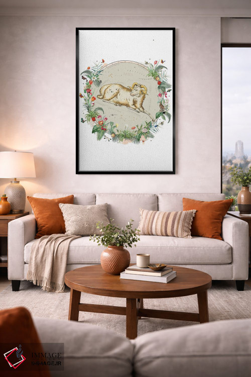 تابلو دکوراتیو فال برج حمل اثر ناتالی رایان - D2B