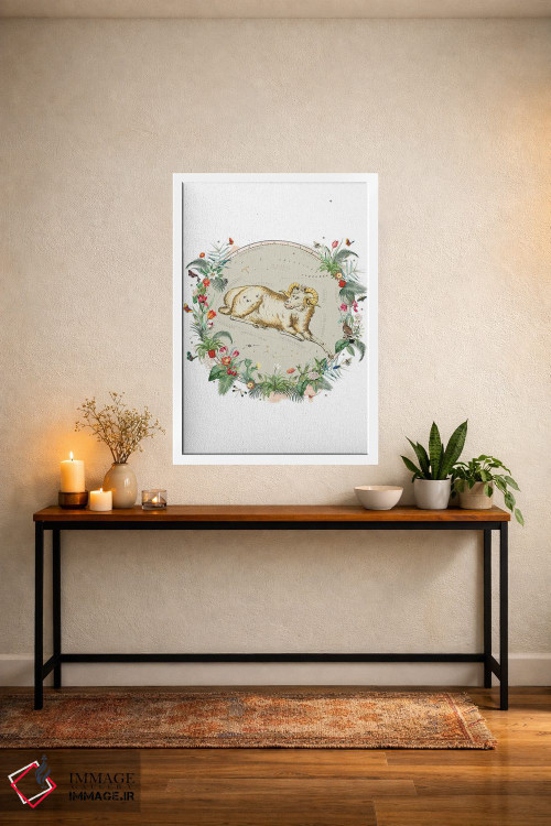 تابلو دکوراتیو فال برج حمل اثر ناتالی رایان - D3W