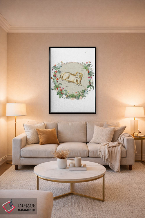 تابلو دکوراتیو فال برج حمل اثر ناتالی رایان - D5B