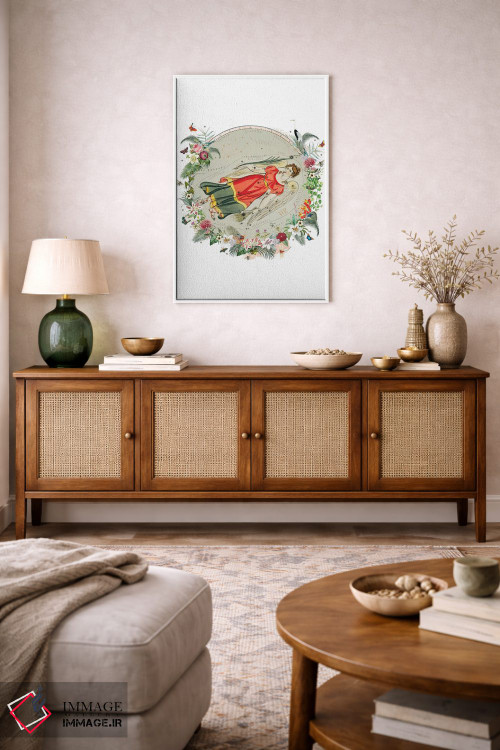 تابلو دکوراتیو فال برج سنبله اثر ناتالی رایان - D4W