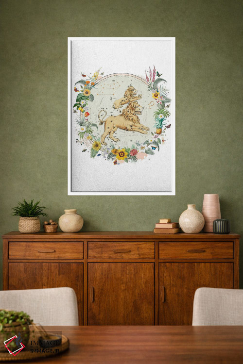 تابلو دکوراتیو فال برج اسد اثر ناتالی رایان - D1W