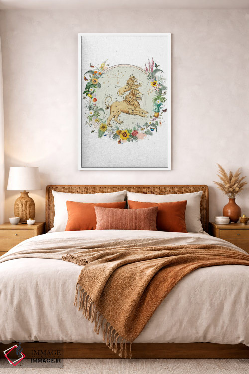 تابلو دکوراتیو فال برج اسد اثر ناتالی رایان - D4W