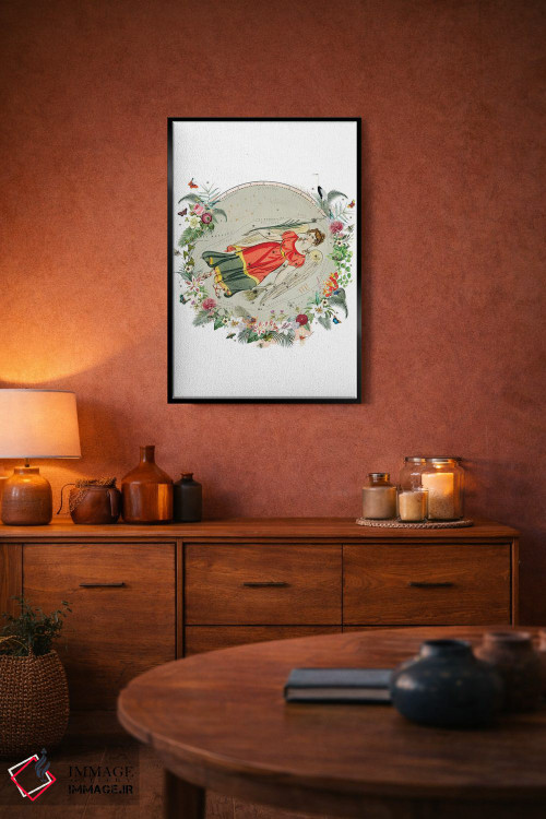 تابلو دکوراتیو فال برج سنبله اثر ناتالی رایان - D5B