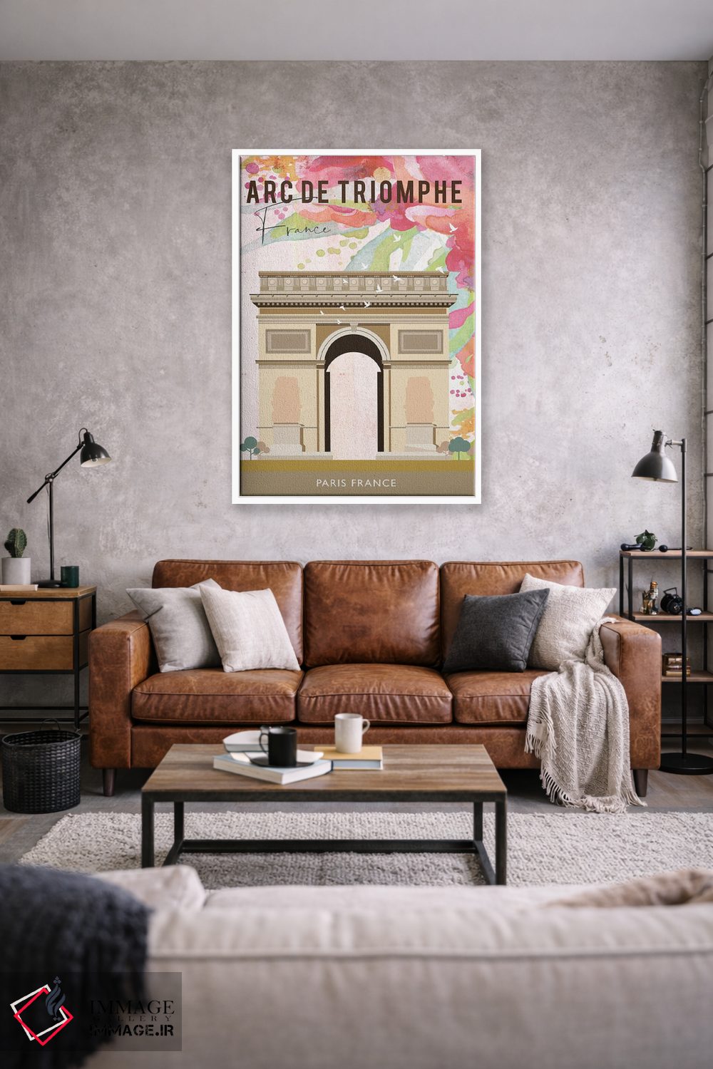 تابلو مدرن پوستر سفر طاق پیروزی اثر ناتالی رایان - D1W