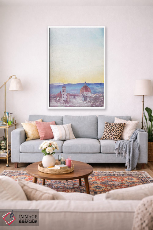 تابلو مینیمال پوستر سفر به فلورانس اثر ناتالی رایان - D1W