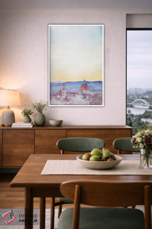 تابلو مینیمال پوستر سفر به فلورانس اثر ناتالی رایان - D5W