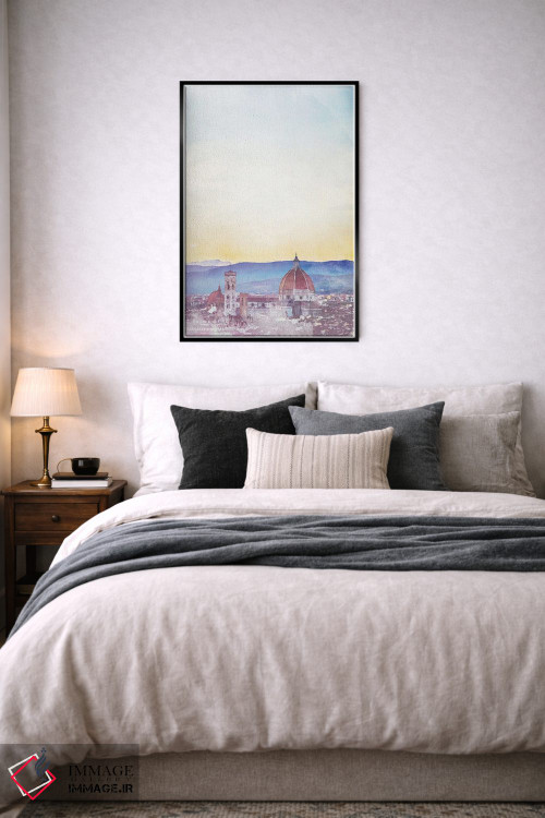 تابلو مینیمال پوستر سفر به فلورانس اثر ناتالی رایان - D6B