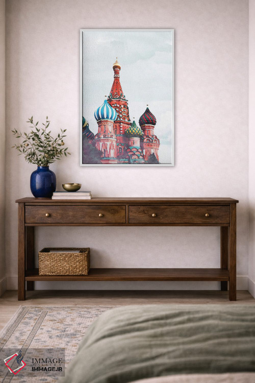 تابلو دکوراتیو پوستر سفر به روسیه اثر ناتالی رایان - D2W