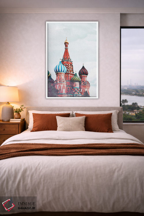 تابلو دکوراتیو پوستر سفر به روسیه اثر ناتالی رایان - D4W